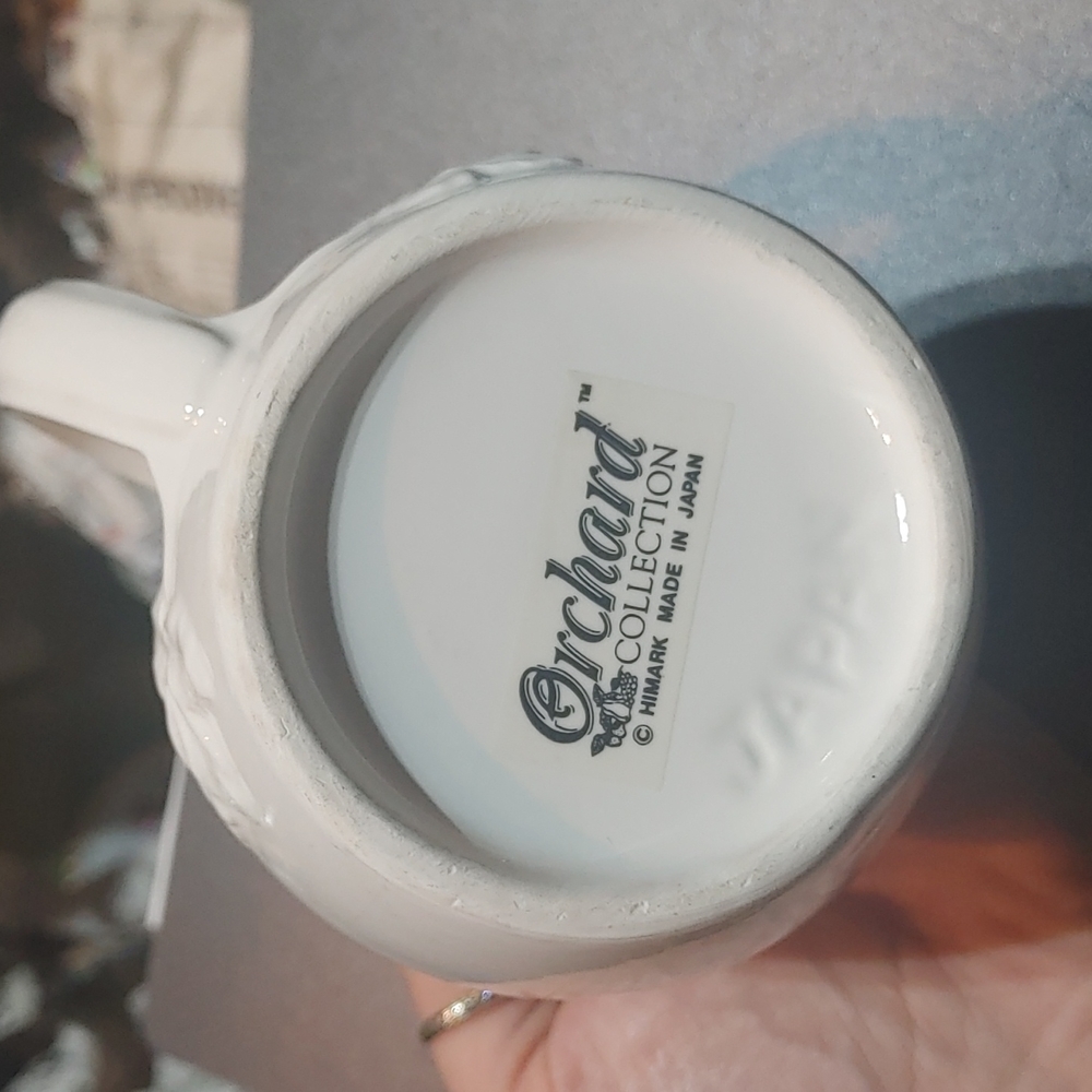 Vintage Himark Japan Ceramic Orchard Collection Pitcher From The 1970's, Fruit &